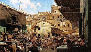 Florentziako Mercato Vecchio, 1882–83