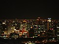 梅田スカイビルからの西梅田の夜景（大阪市）★2006.05