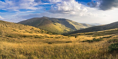 Landscape in the Carpathian Biosphere Reserve