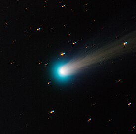 Comet ISON as captured by TRAPPIST before the comet disintegrated a few days later