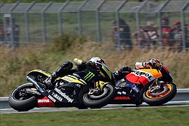 Dani Pedrosa and Ben Spies 2010 Brno.jpg