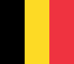 Vlag van Koninkrijk België / Royaume de Belgique / Königreich Belgien
