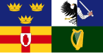Vlag wat die hele eiland Ierland verteenwoordig