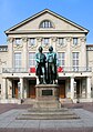 Goethe and Schiller statue in front of the National theatre