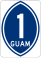 Bouclier de la route 1 de Guam