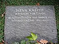 Gravestone of Hans Katzer