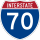 Interstate 70 Alternate marker