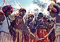 Músicos de Papúa Nueva Guinea.