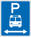 (R6-53.1) Bus Parking: No Limit (on both sides of this sign)