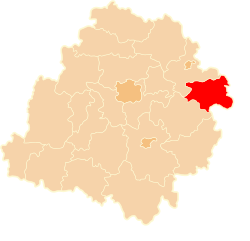 Location within the voivodeship