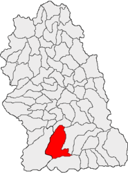 Location in Hunedoara County