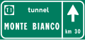 Segnale di avvio al tunnel