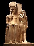 Статуя Хоремхеб з Амоном