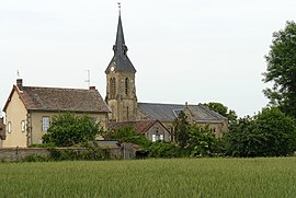 The church in Tavernay