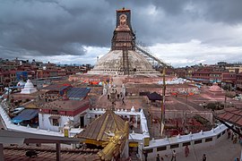 Jedna z památek světového dědictví Nepálu Boudhastupa