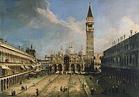 The Piazza San Marco in Venice, 1723/4, Thyssen-Bornemisza Museum
