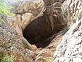 Detail of one of the mountain’s caves