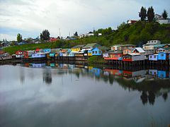 Hiše na kolih v arhipelagu Chiloé