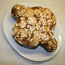 Colomba pasquale, Italian sweet bread