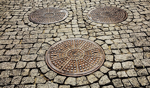 Covers for water supply wells, Lublin; Poland.