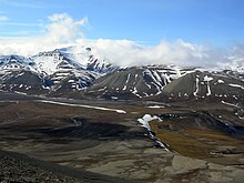 Das De Geerdalen an der Südküste des Isfjord