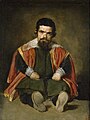 『道化セバスティアン・デ・モーラ』 (1644年頃) プラド美術館　カルロス王太子に仕えた道化師