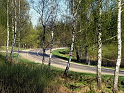 E22 nabij Rēzekne in Letland