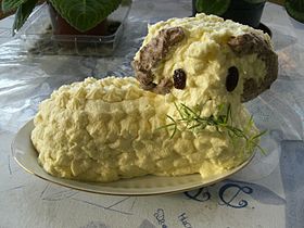 Easter lamb, Czech sweet pastry