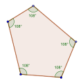 五等角五角形の例