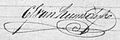 Handtekening Cornelis Johannes van Riemsdijk (1810-1881)