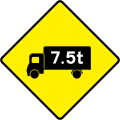 W 114 Maximum Gross Weight (Traffic Management)