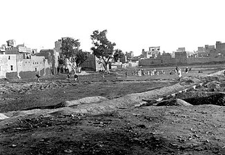 હત્યાકાંડના મહિનાઓ બાદ ૧૯૧૯નું જલિયાંવાલા બાગનું દૃશ્ય