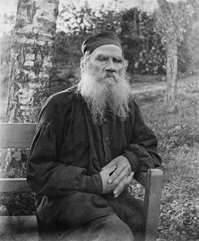 Foto van Leo Tolstoi in 1897, soos afgeneem deur F. W. Taylor.