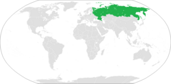 Lokasi Rusia