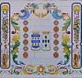 Escudos de armas de los primeros señores de Castellón