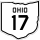State Route 17 marker