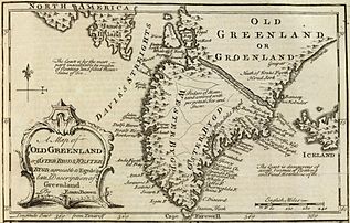 (1747) Mapa sobre la base de las descripciones de Egede