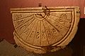 A sundial at the Istanbul Museum marked with Greek numerals