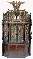 Torah ark from Adath Yeshurun Synagogue, Abraham Shulkin,[27] 1899