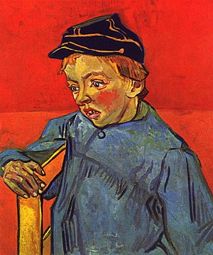 Vincent van Gogh: Skoledreng (Camille Roulin, søn af postbud Joseph-Étienne Roulin), 1888