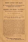 Advertisement for Negroes and Negro Slavery, by J. H. Van Evrie.jpg