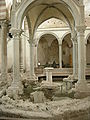 Columna de Sant Pere, a San Piero in Grado, Pisa, lloc on el sant va fer la primera missa en arribar a Itàlia