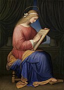 Marie Ellenrieder: Maria escribiendo el Magnificat (1833)