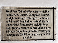 Gedenktafel Unserer Lieben Frauen (Holzkirchen) 01.jpg