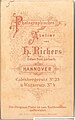 Revers für Heinrich Richers