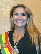 Jeanine Áñez Chávez (2019-2020) 13 de junio de 1967 (56 años)