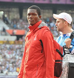 Walcott vid olympiska spelen 2012.