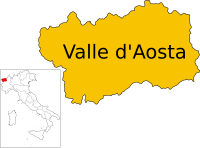 Provincies van Valle d'Aosta.