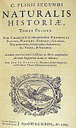 Edición moderna de la Historia Natural de Plinio el Viejo. El libro III es el que contiene más referencias a Hispania.[9]​