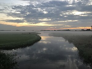 Ochtendgloren in Midden-Delfland